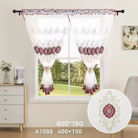 Premium Embroidered Curtain 400x150/180cm