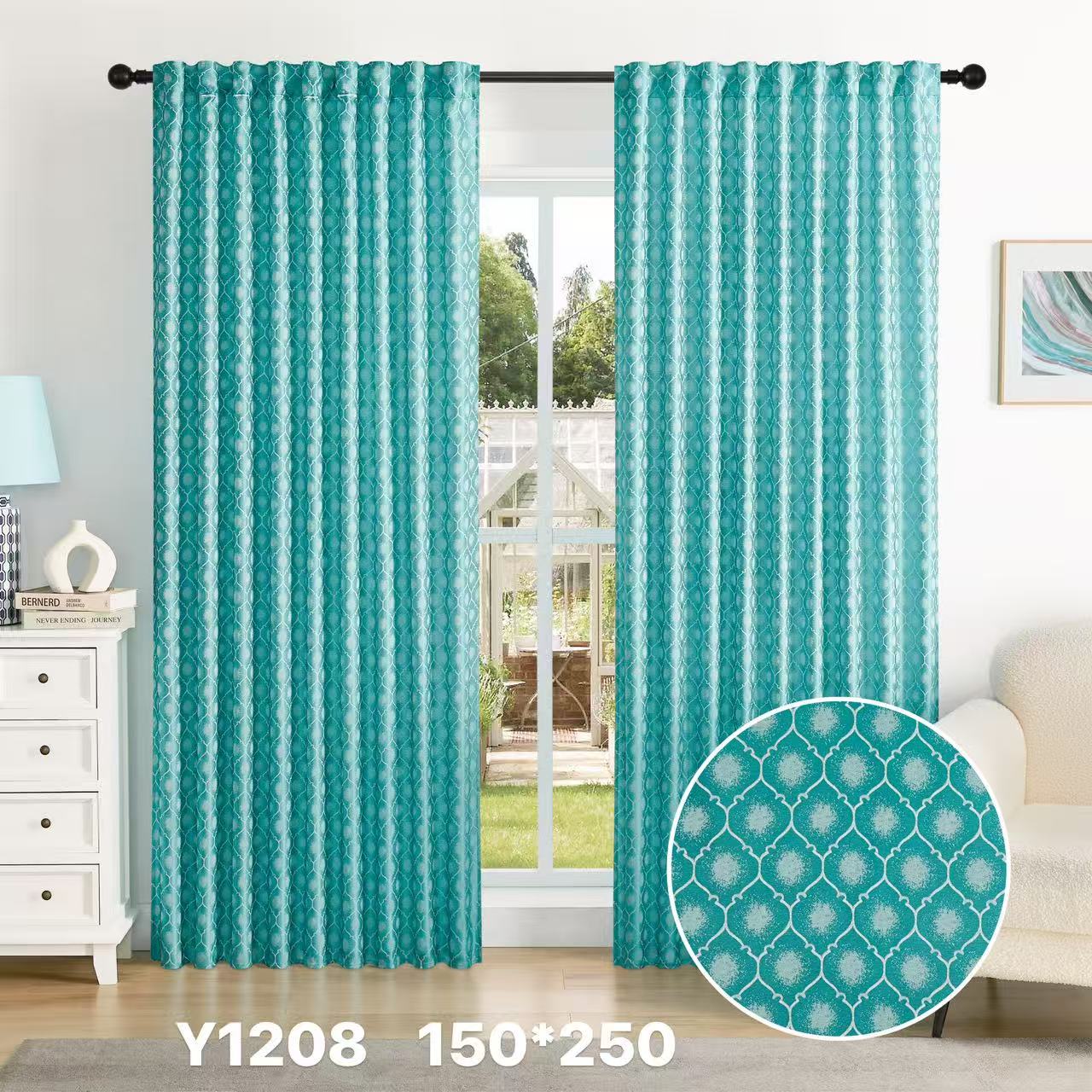Blackout Curtain 150x250cm Modern Pattern